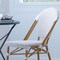 Merrick Lane Celia Indoor/Outdoor Stacking Bistro Chair with Aluminum Frame